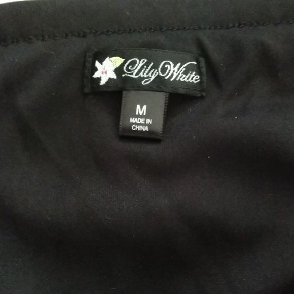 CHRISTMAS #12 Mini Skirt "Fishscale" Sequined Lily White NWT - Picture 6 of 7